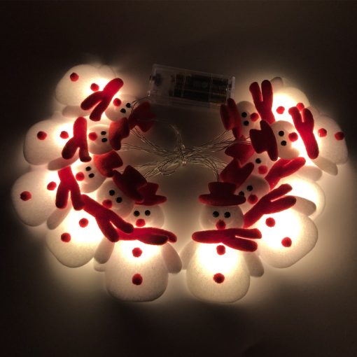 Christmas Snowman LED Light String Elk TurboTech Co 2