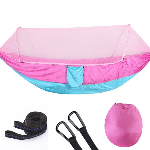 Fully Automatic Quick Opening Hammock With Mosquito Net TurboTech Co 9