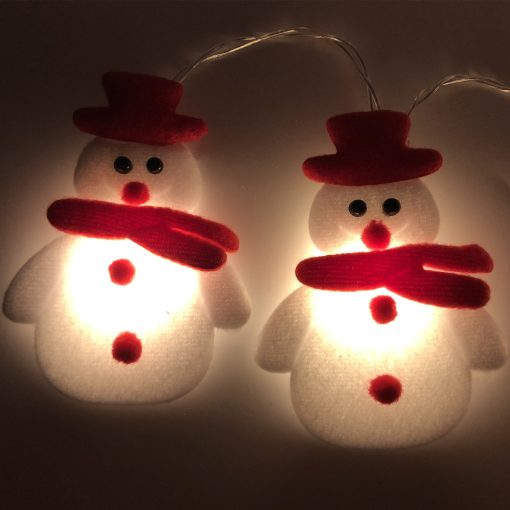 Christmas Snowman LED Light String Elk TurboTech Co 5