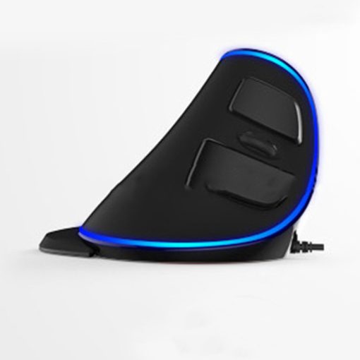 Vertical Ergonomic Mouse Snail RGB Anti-Mouse Hand Wired TurboTech Co 3