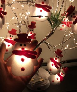 Christmas Snowman LED Light String Elk