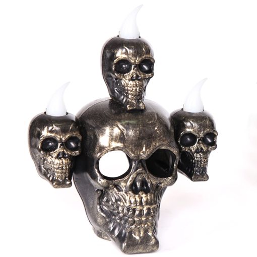 New Halloween Decoration Halloween Skull With Lights Ornaments TurboTech Co 5