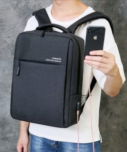 Waterproof Book Bag shockproof rechargeable backpack laptop bag