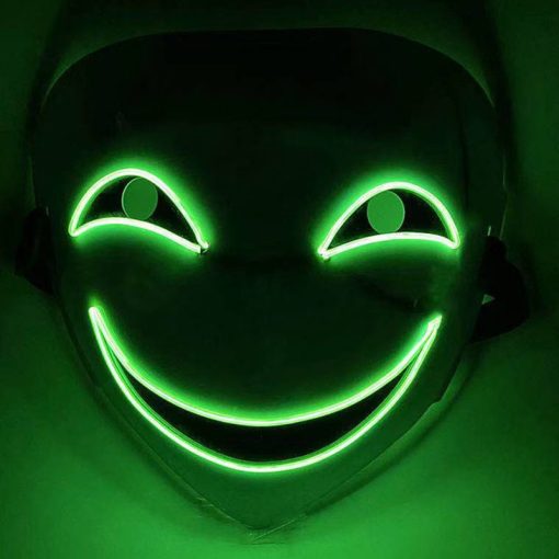 LED Luminous Black Covenant Mask TurboTech Co 3