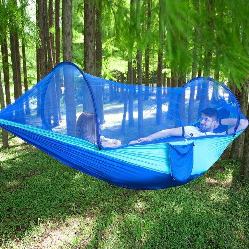 Fully Automatic Quick Opening Hammock With Mosquito Net TurboTech Co 2