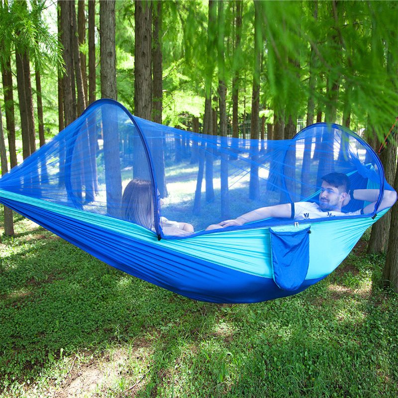 Automatic Pop-Up Hammock with Integrated | TurboTech.co