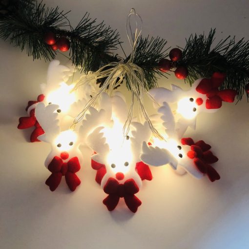 Christmas Snowman LED Light String Elk TurboTech Co 4