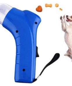 Pet Food dispenser Catapult Feeder Treat Launcher Fetch Dog Toy