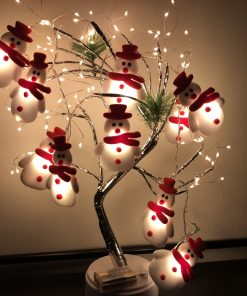 Christmas Snowman LED Light String Elk TurboTech Co