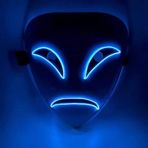 LED Luminous Black Covenant Mask TurboTech Co 2