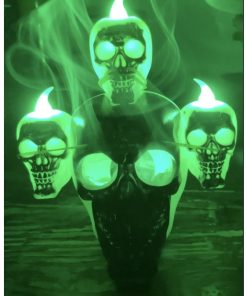New Halloween Decoration Halloween Skull With Lights Ornaments TurboTech Co 2
