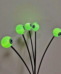 Solar-powered String Lights Eye Lamp Halloween Floor Outlet