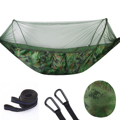 Fully Automatic Quick Opening Hammock With Mosquito Net TurboTech Co 6
