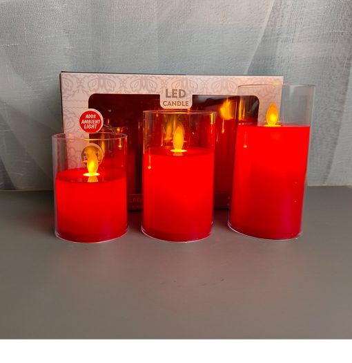 Electric Candle Lamp Led Simulation With Cup Home Decor TurboTech Co 3