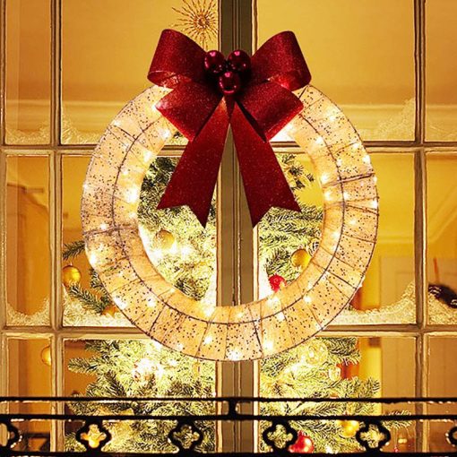 Christmas Garland 50CM Luminous LED Warm Light TurboTech Co