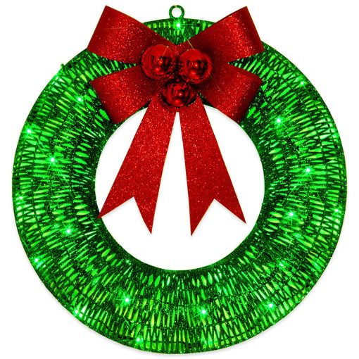 Christmas Garland 50CM Luminous LED Warm Light - Image 2