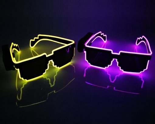 Led Wireless Mosaic Luminous Glasses TurboTech Co 3