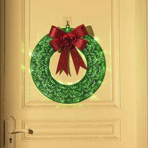 Christmas Garland 50CM Luminous LED Warm Light - Image 4