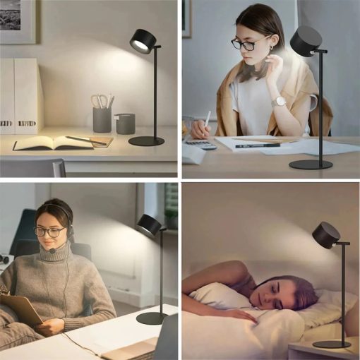 Magnetic Touchable LED USB Table Lamp 360 Rotate Cordless Flashlights Home Bedroom Night Lamp Remote Control Desk Nightlight TurboTech Co 10