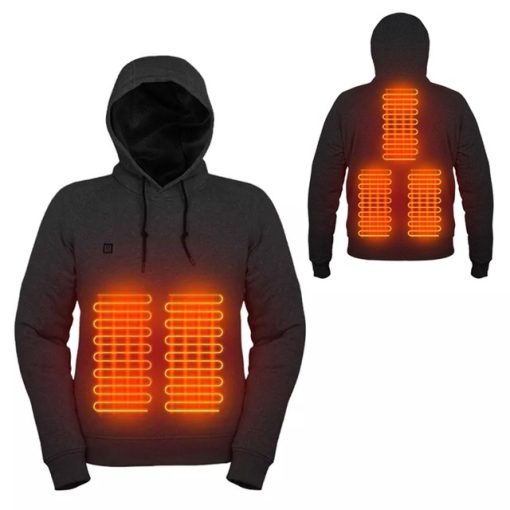 Outdoor Electric USB Heating Jacket Winter Warm Hoodies Sweaters Heated Clothes Charging Heat Sportswear TurboTech Co 4