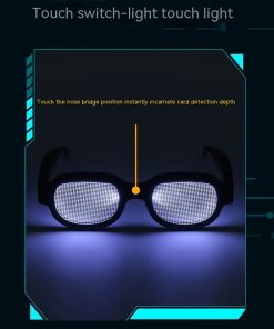 LED Goggles Luminous Glasses Eccentric Personality Ball Performance Glasses