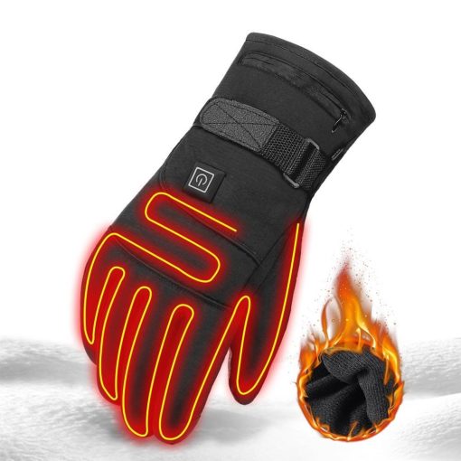 Winter Electric Heated Gloves Touch Screen Hand Warmers Motorcycle Gloves TurboTech Co