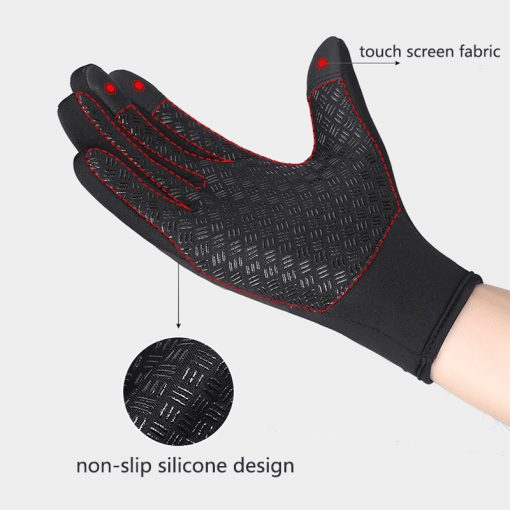 Waterproof Heated Gloves Touch Screen Sports Gloves With Fleece Bike/Motorcycles Riders Gloves TurboTech Co 3