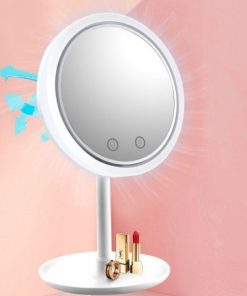LED Fan LED Light Makeup Vanity Mirror with Fan Cooling