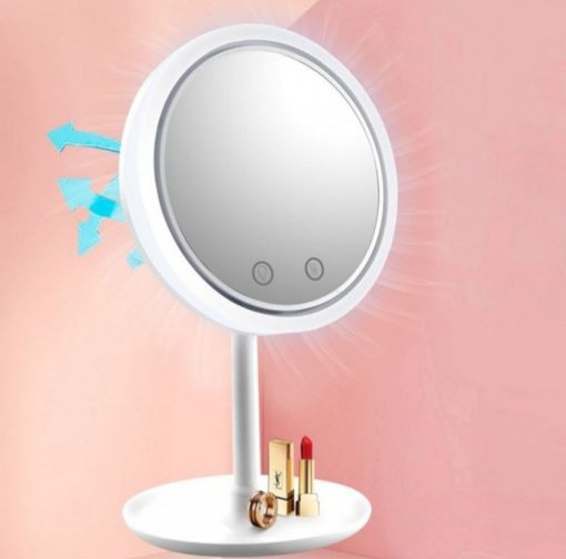 LED Fan LED Light Makeup Vanity Mirror with Fan Cooling TurboTech Co 5