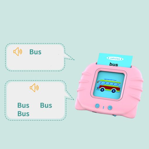 Kids Card Reader Early Education Children’s Enlightenment English/Spanish Learning Machine TurboTech Co 5