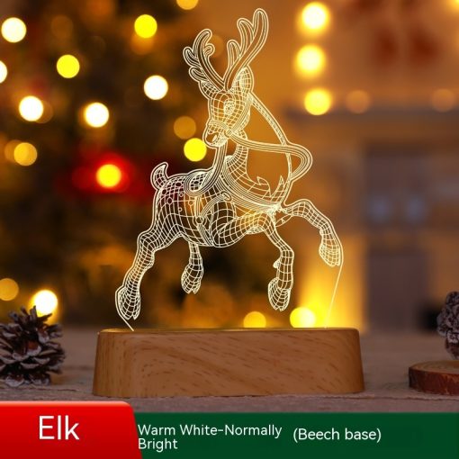 Christmas Decoration 3D Lamp Acrylic LED Night Lights Aldut/Kids Gift Christmas Ornaments TurboTech Co 5