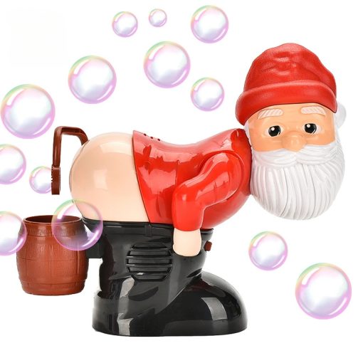 Electric Santa Claus Bubbles Machine Blowing Bubbles Music Light Entertainment Toy Prank Funny Ornament Christmas Gifts Christmas Decorations TurboTech Co 5