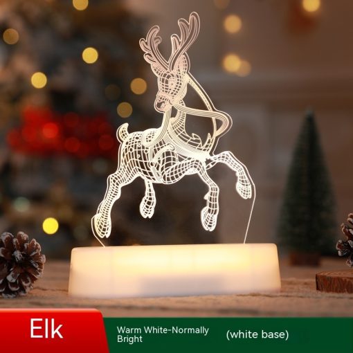 Christmas Decoration 3D Lamp Acrylic LED Night Lights Aldut/Kids Gift Christmas Ornaments TurboTech Co 4