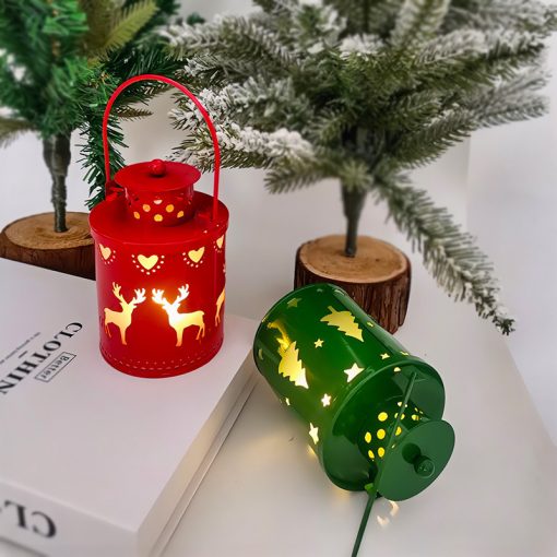 Christmas Candle Lights LED Small Lanterns Wind Lights Electronic Candles Nordic Style Creative Holiday Decoration TurboTech Co 5