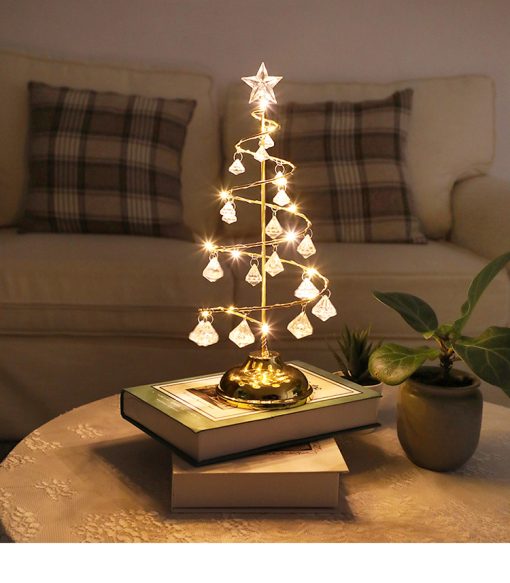 Night Light LED Christmas String Light Lamp Gold/Silver TurboTech Co