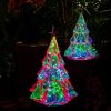 Snow Pentagram Ornament Mirror Decorative Tree Pendant Lamp Christmas Decoration TurboTech Co 7