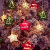 Colorful Christmas Tree Decoration Pendant Four-sided Diamond Luminous Decorative Ornaments TurboTech Co 9