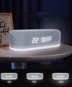 Four-in-one Wireless Charger Nightlight Bluetooth Speaker Alarm Clock Lamp