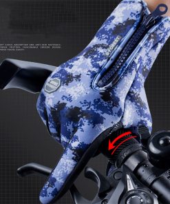Waterproof Heated Gloves Touch Screen Sports Gloves With Fleece Bike/Motorcycles Riders Gloves