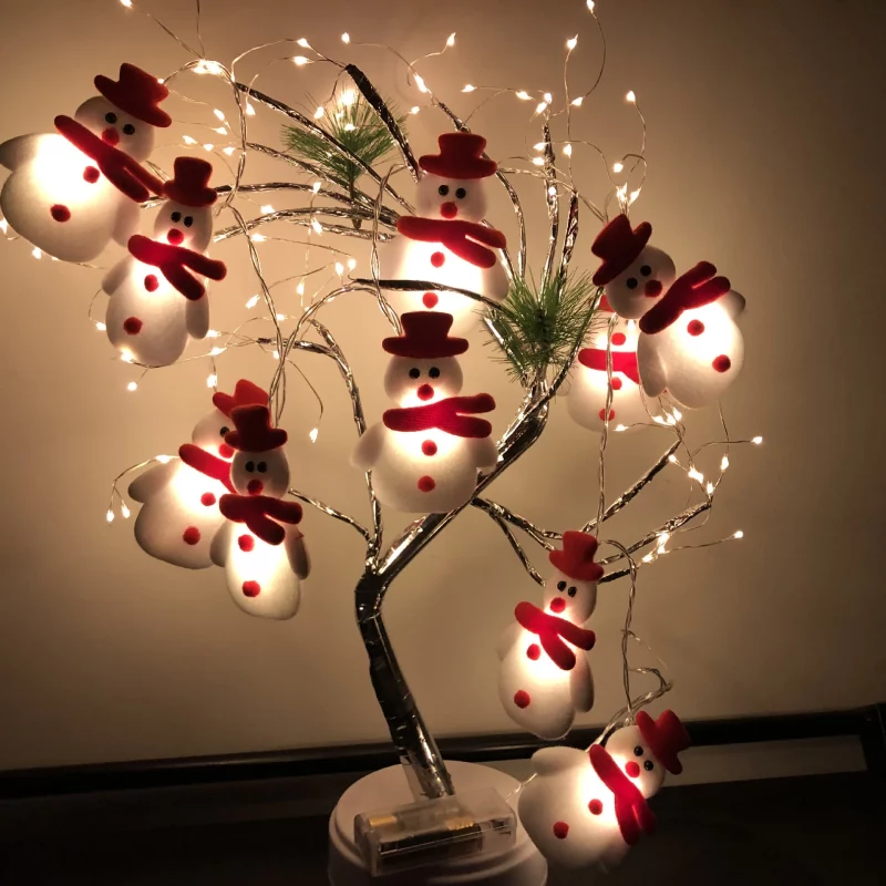 Christmas Snowman LED Light String Elk-TurboTech.Co.webp