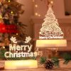 Christmas Decoration 3D Lamp Acrylic LED Night Lights Aldut/Kids Gift Christmas Ornaments TurboTech Co