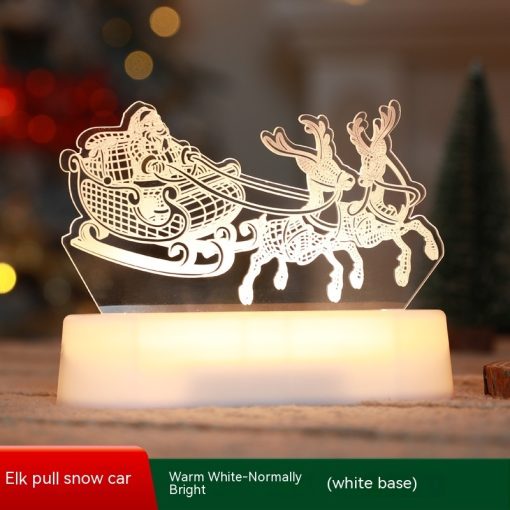 Christmas Decoration 3D Lamp Acrylic LED Night Lights Aldut/Kids Gift Christmas Ornaments TurboTech Co 7