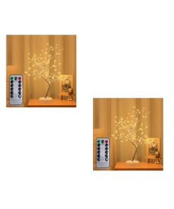 Colored Nightlight Decor Starry Sky LED Lights Copper Wire Rice Tree Lamp