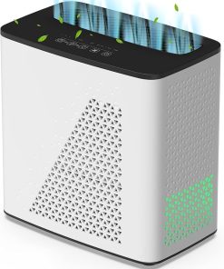 Air Purifier With True HEPA  Filter Auto Mode Air Quality Sensor Removes Dust Smoke Pet Dander