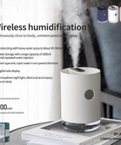 Wireless Humidifier Aromatherapy Diffuser Oil Home/Office Desk Purifier