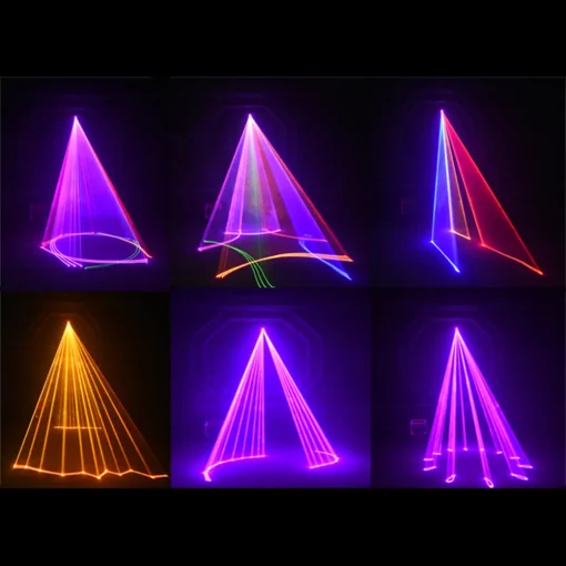 3D Scanner Laser Pointer Light Strong Beam Projector Stage RGB Colorful Party DJ Disco Lights TurboTech Co 4