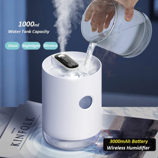 Wireless Humidifier Aromatherapy Diffuser Oil Home/Office Desk Purifier TurboTech Co 5