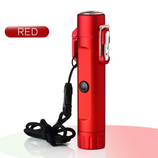 Compass Rechargeable Lighter Tube Waterproof Lighter USB Outdoor Travel Camping Hunting Equipment TurboTech Co 4