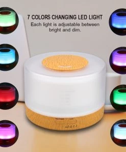 Aromatherapy Humidifier Lamp 7 Color Led Nightlight Purifier Oil Diffuser