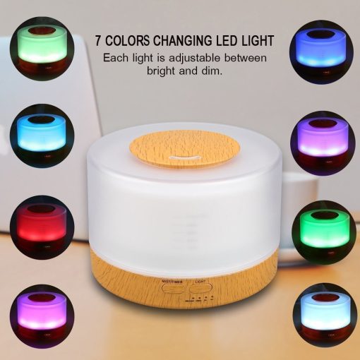 Aromatherapy Humidifier Lamp 7 Color Led Nightlight Purifier Oil Diffuser TurboTech Co 8